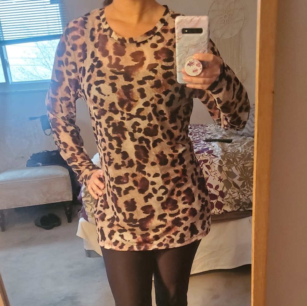 Venus Sheer Long Sleeve Top